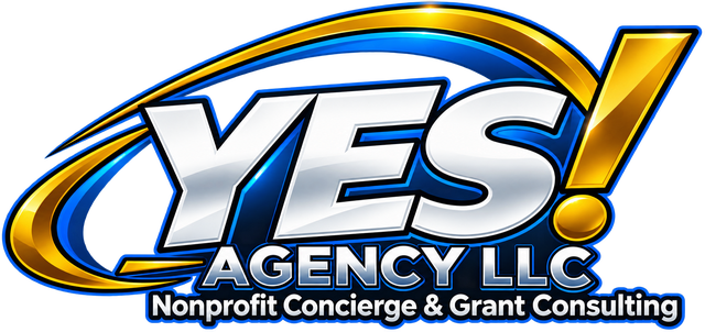 YES! Agency LLC logo — Nonprofit Concierge & Grant Consulting